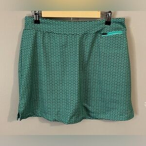 $6❤️Bundled Be Inspired Teal Patterned Skort